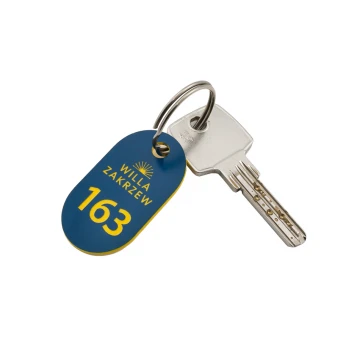 Engraved Keychain - NATAN size 27x47mm - BRL026