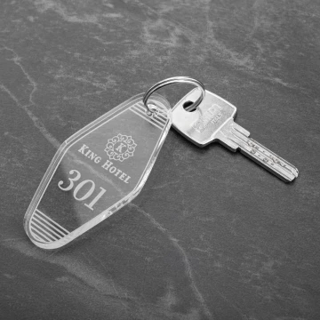 Acrylic Keychain - Ponza - size 38x80mm - BA038