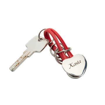 HEART KEYCHAIN - with your engraving - Valentine's Day BP18