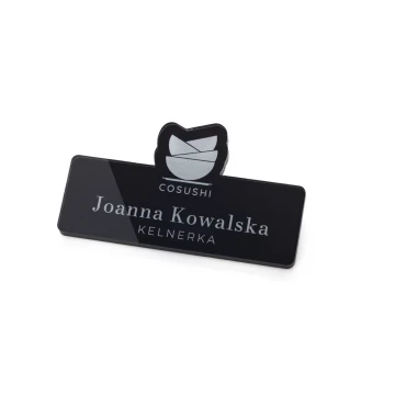 ID Badge with Any Logo - Plexi with UV Print - ID112