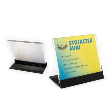 Mini stand for note card - window size: 95x80mm - PR023