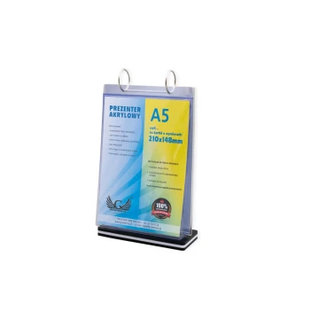 Stand, display with rotating pockets - size 148x210mm (A5) - model PR022