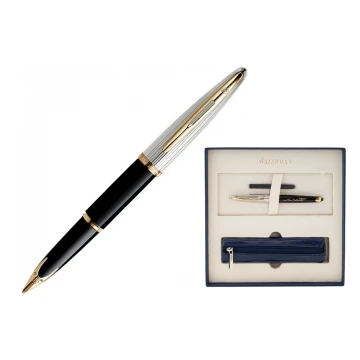 WATERMAN Carene Deluxe Eternal Pen Black GT set with pencil case - WAT036