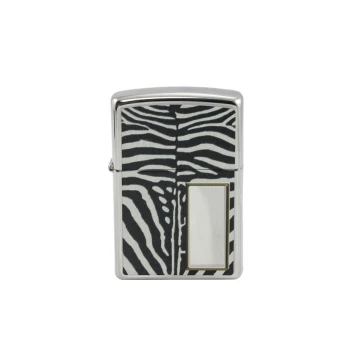 Zippo Zebra High Polish Chrome Lighter - ZIP015