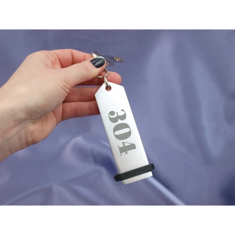 Silver Hotel Keychain - SENATOR