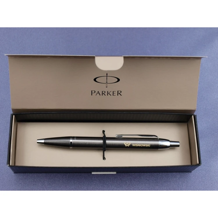 PARKER IM Gun Metal CT Ballpoint Pen - PAR132-D-SW