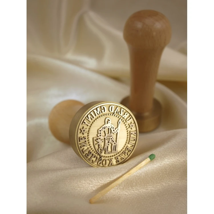 Brass Stamp 38mm Engraving Depth Approximately 0.7mm