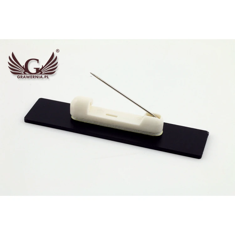 ID Badge - Slim Gold or Silver Color - 70x15mm - ID054