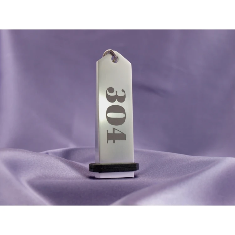 Silver Hotel Keychain - SENATOR