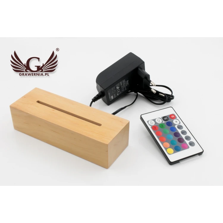 Abstract 3 - 3D LED RGB Lamp Controlled by Remote - L3D019
