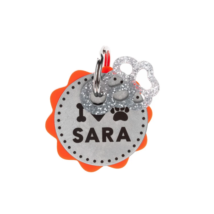 ID Tag - Premium Keychain for Dog and Cat with Your Engraving - BDZ064