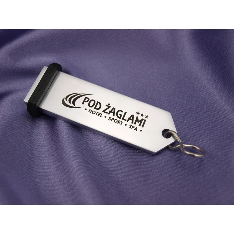 Silver Hotel Keychain - SENATOR