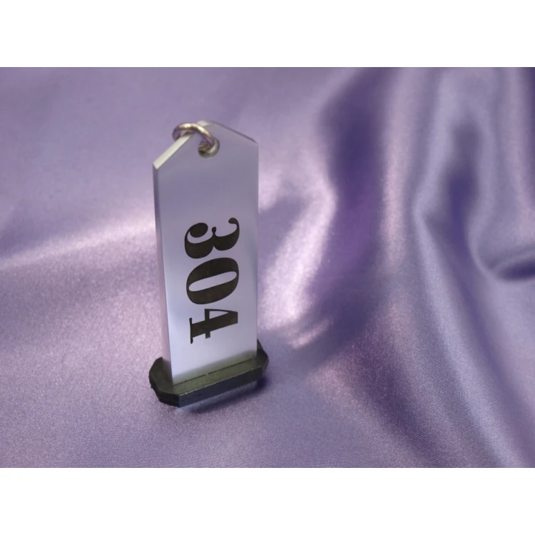 Silver Hotel Keychain - SENATOR