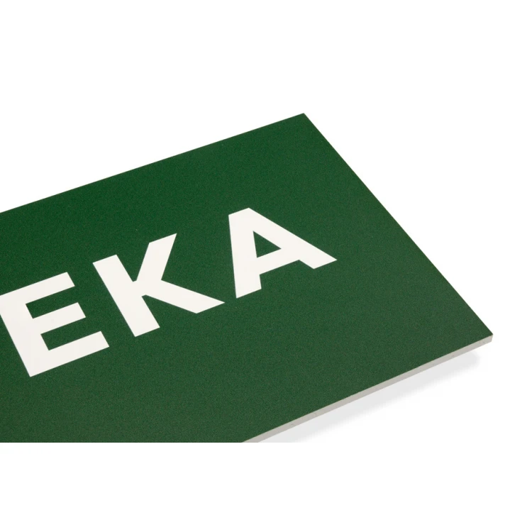 Library - Door or Wall Plaque with Braille Script - Size 310x100mm - PVC - UV Print - TAB284