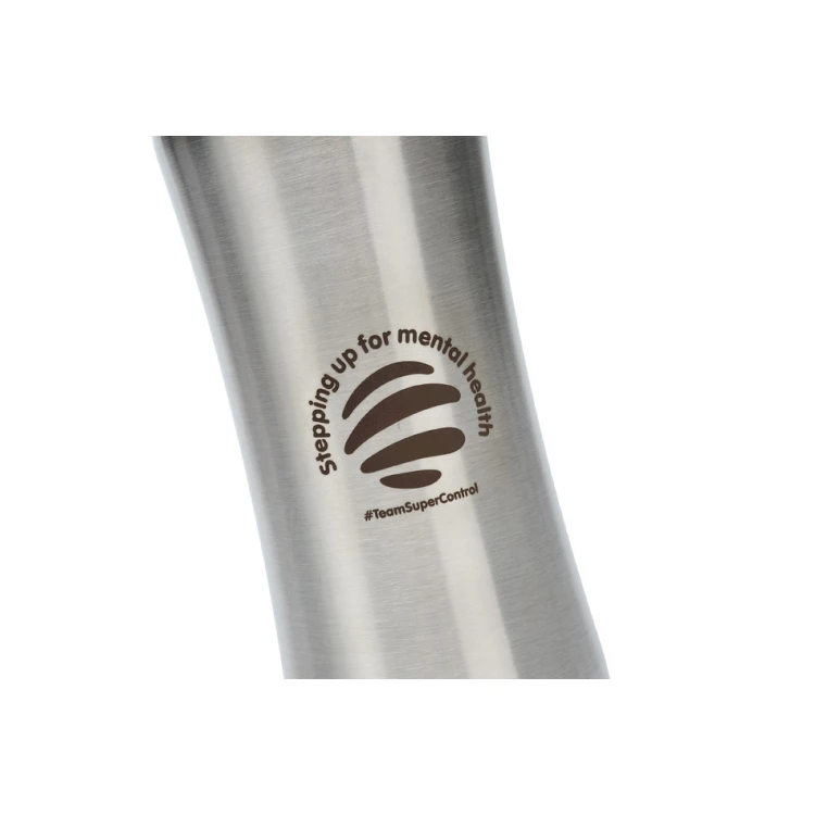 Sport Water Bottle 550 ml - Stainless Steel - Silver Color