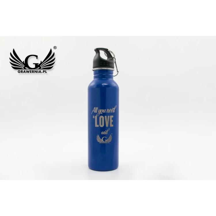 Steel Water Bottle with Engraving - Gendry - 750ml capacity - BID004
