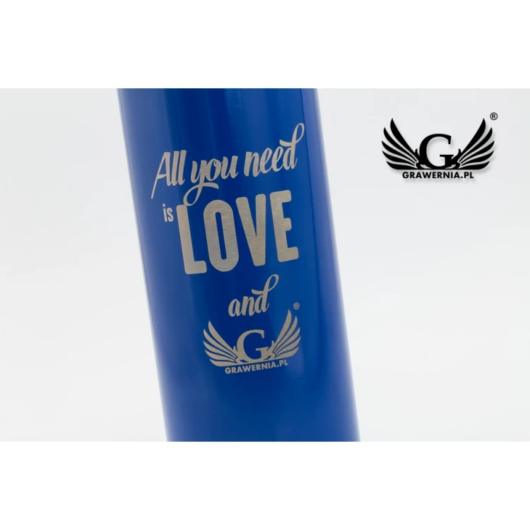 Steel Water Bottle with Engraving - Gendry - 750ml capacity - BID004