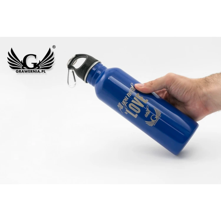 Steel Water Bottle with Engraving - Gendry - 750ml capacity - BID004