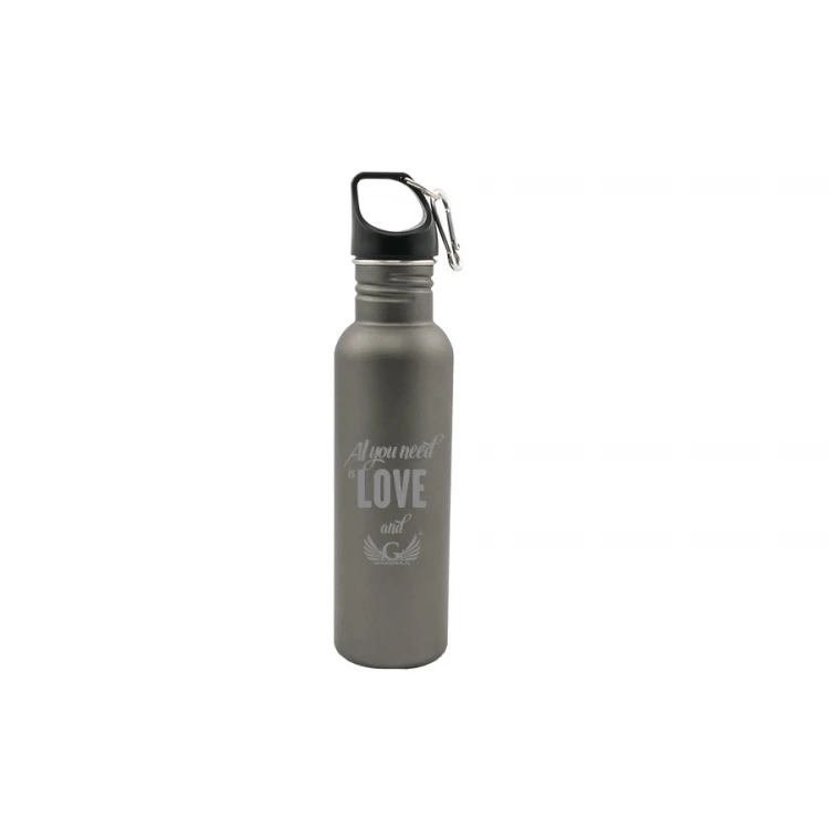 Steel Water Bottle with Engraving - Texas - 700ml capacity - BID005