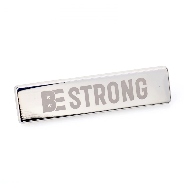 Nickel-plated Silver Plates with Your Company's Logo - ME025