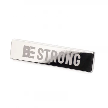 Nickel-plated Silver Plates with Your Company's Logo - ME025
