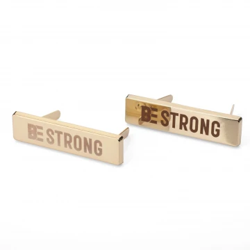Gold Plates - Metal Labels with Your Company's Logo - ME026