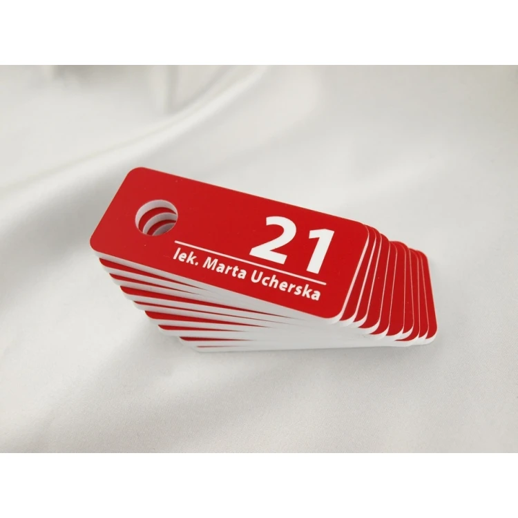Patient Registration Blocks - Red - Medical Clinic