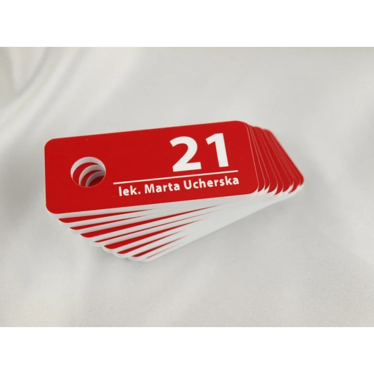 Patient Registration Blocks - Red - Medical Clinic