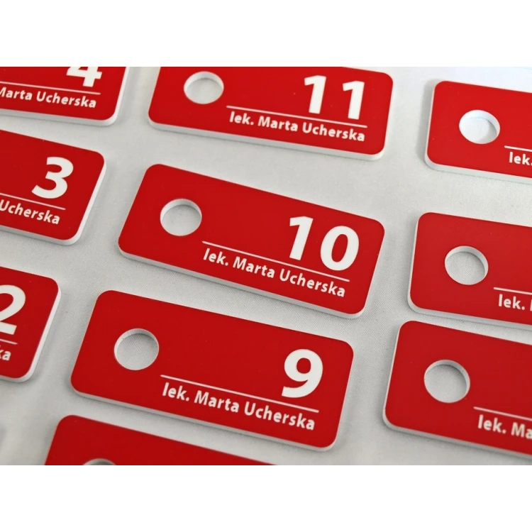 Patient Registration Blocks - Red - Medical Clinic