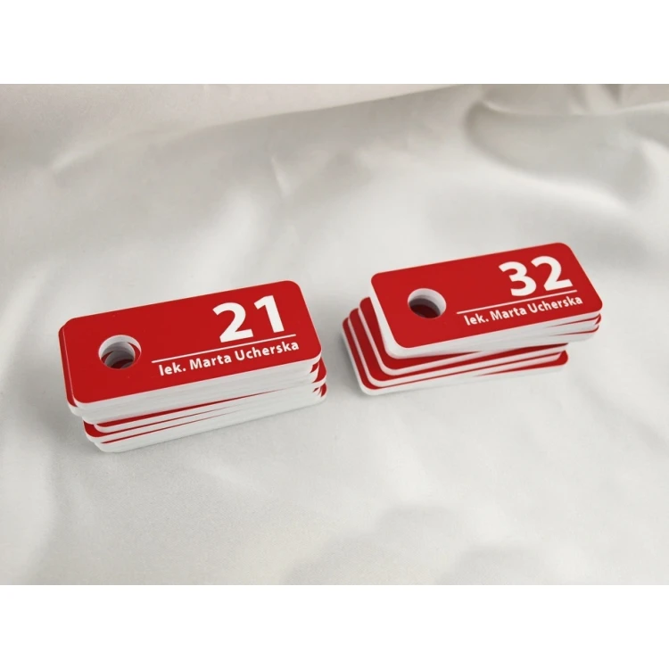Patient Registration Blocks - Red - Medical Clinic
