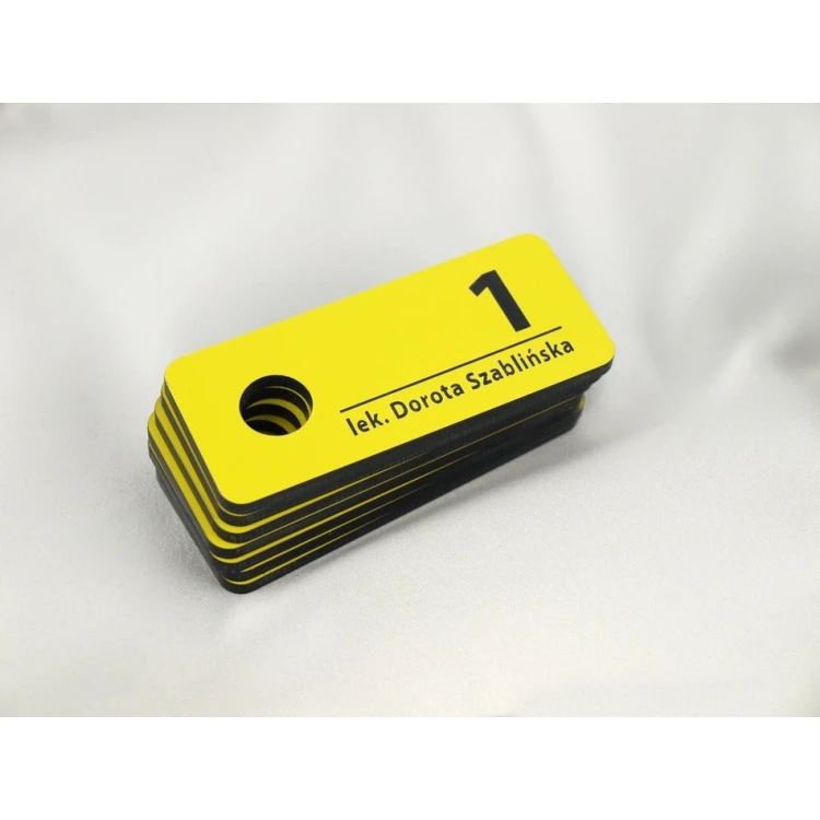 Patient Registration Blocks - Yellow - Medical Clinic