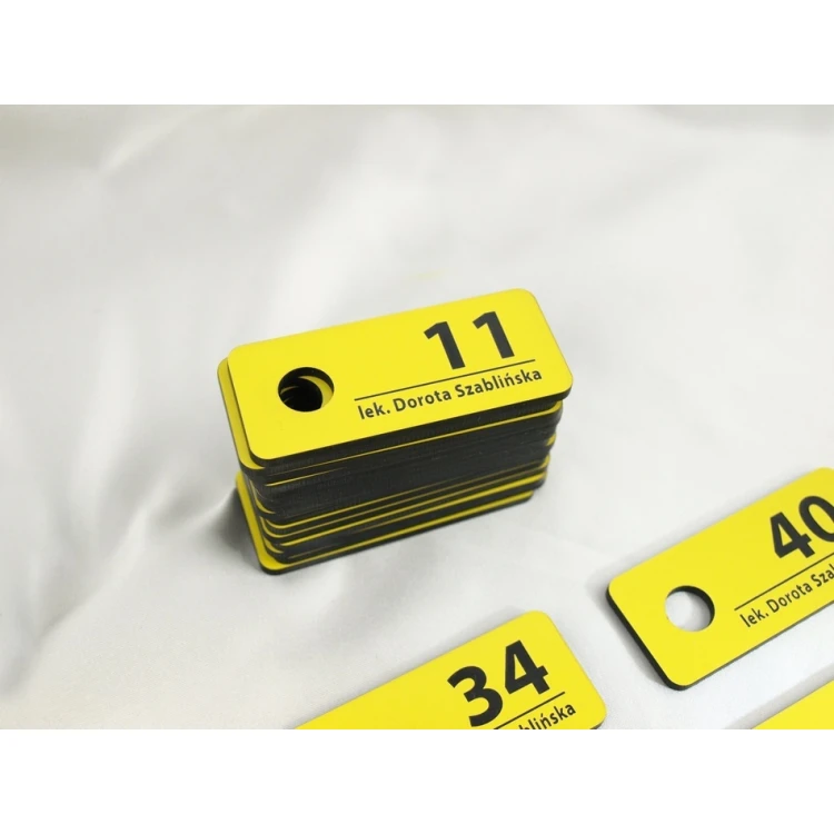 Patient Registration Blocks - Yellow - Medical Clinic