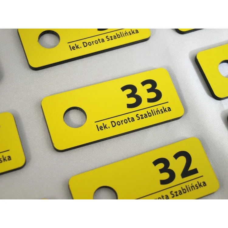 Patient Registration Blocks - Yellow - Medical Clinic