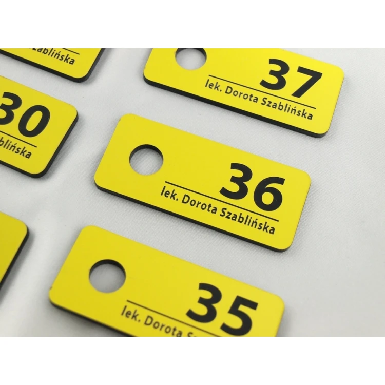 Patient Registration Blocks - Yellow - Medical Clinic