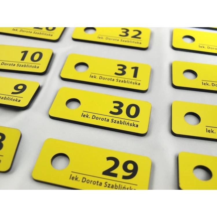 Patient Registration Blocks - Yellow - Medical Clinic