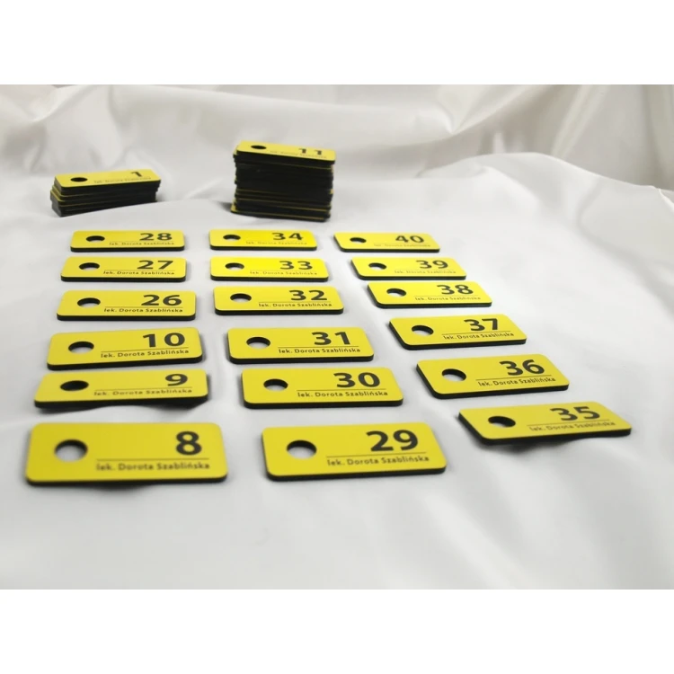 Patient Registration Blocks - Yellow - Medical Clinic