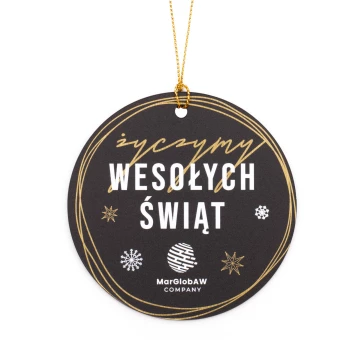 80 mm Christmas Bauble with Your Logo - UV Digital Print - BDR057