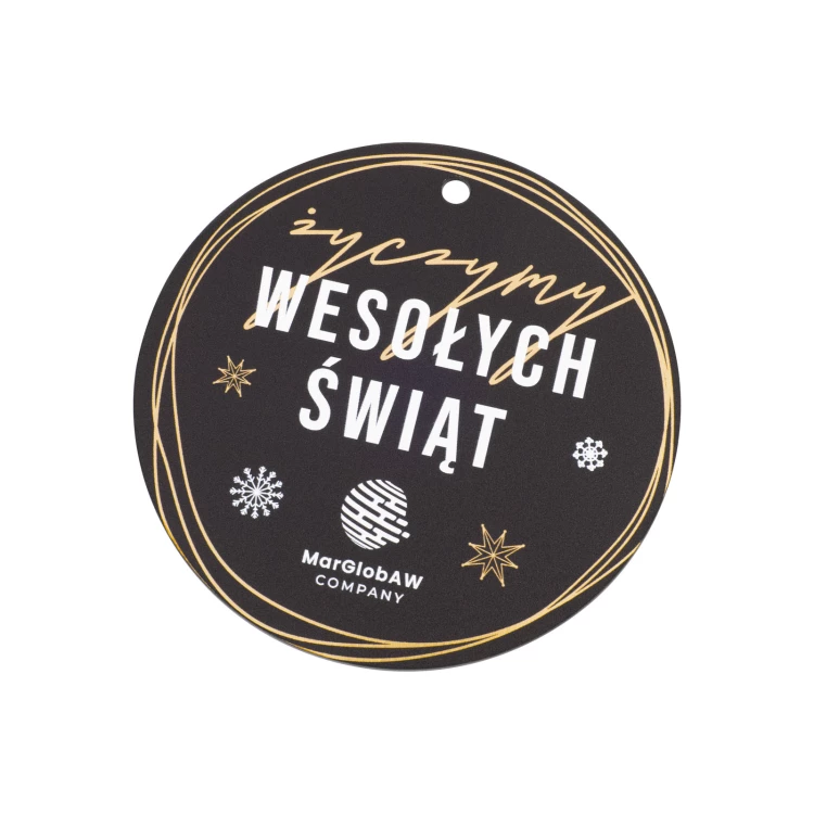 80 mm Christmas Bauble with Your Logo - UV Digital Print - BDR057