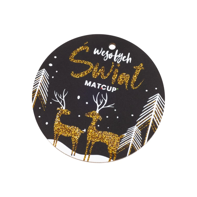 80 mm Christmas Bauble with Your Logo - UV Digital Print - BDR058