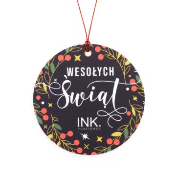 80 mm Christmas Bauble with Your Logo - UV Digital Print - Set of 100 pieces - BDR062