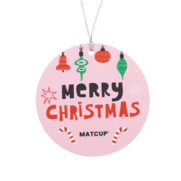 80 mm Christmas Bauble with Your Logo - UV Digital Print - Set of 100 pieces - BDR069