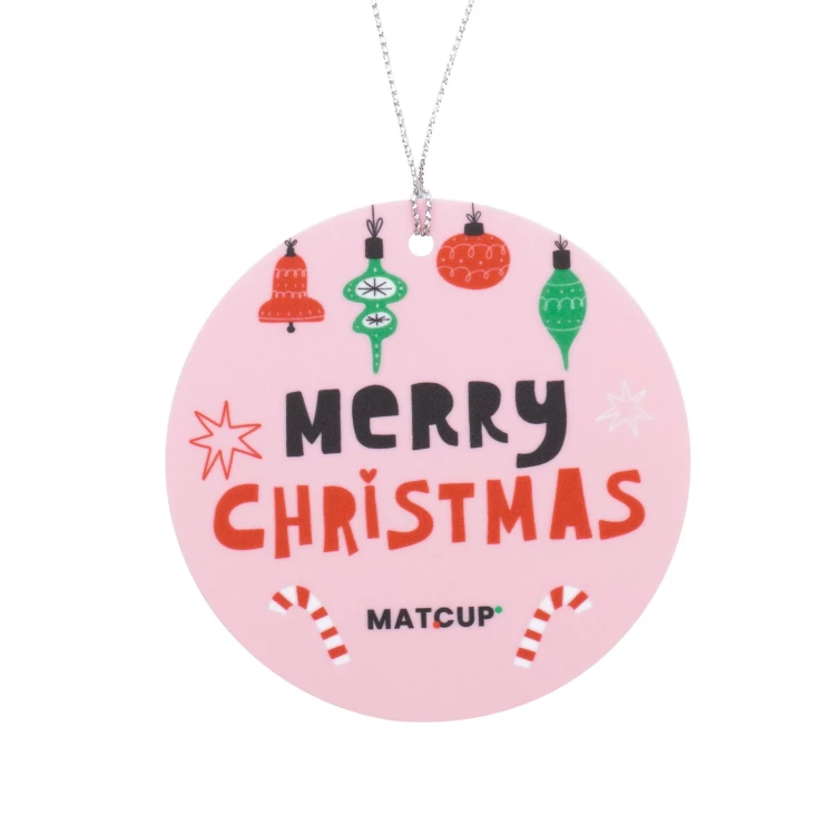 80 mm Christmas Bauble with Your Logo - UV Digital Print - Set of 100 pieces - BDR069