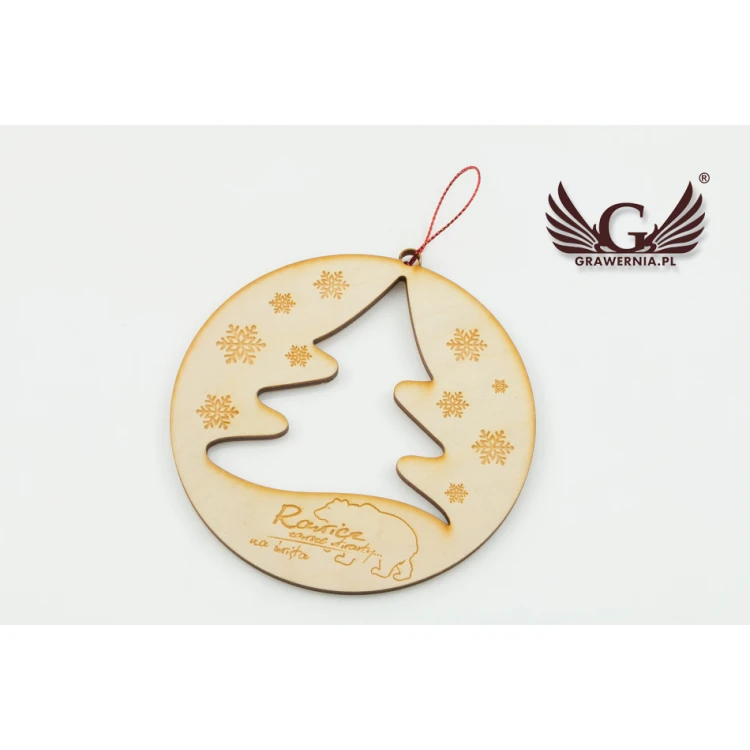 Wooden Baubles with Custom Engraving - Diameter 100mm - BDR003