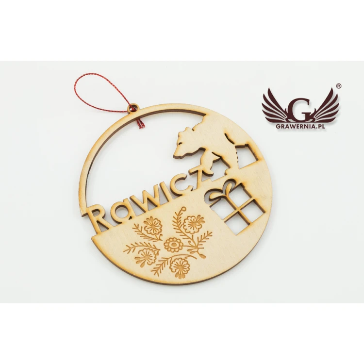 Wooden Baubles with Custom Engraving - Diameter 100mm - BDR004