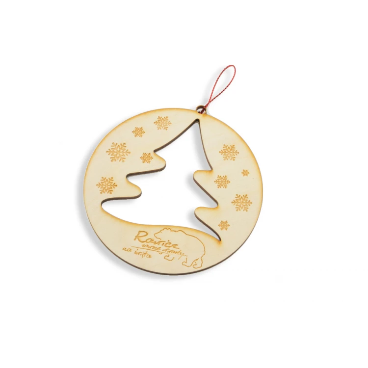 Wooden Baubles with Custom Engraving - Diameter 100mm - BDR003