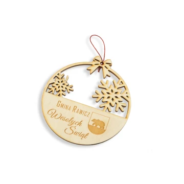 Wooden Baubles with Custom Engraving - Diameter 100mm - BDR006