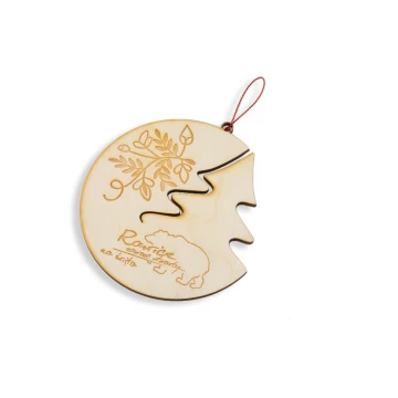 Wooden Baubles with Custom Engraving - Diameter 100mm - BDR005