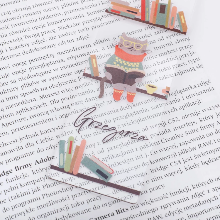 BOOK Forest - bookmark with name - ZAK019