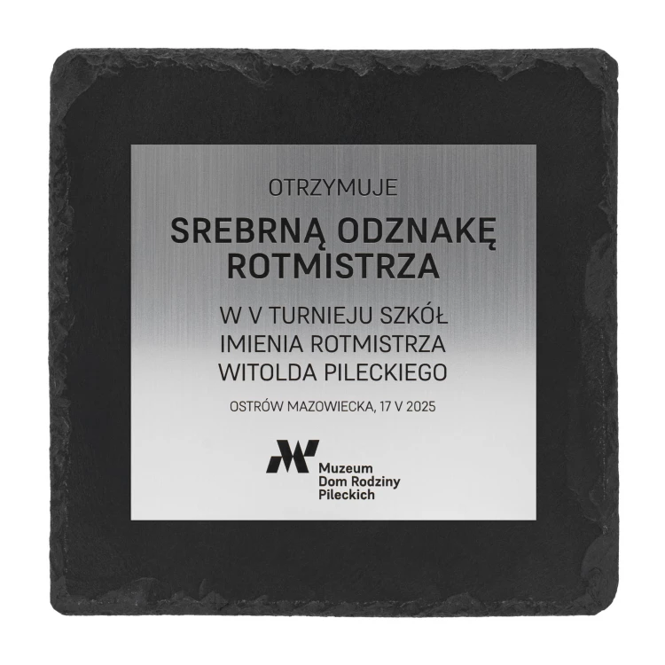 Dyplom z kamienia łupkowego z Twoim grawerem - DZK2