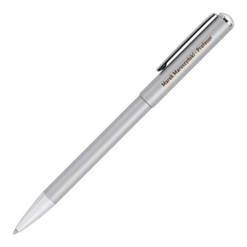 HERI Classic 3100 silver stamp ballpoint pen with case - HER022